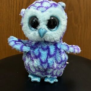6” Ty Beanie Boo Oscar the Blue Owl